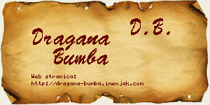 Dragana Bumba vizit kartica